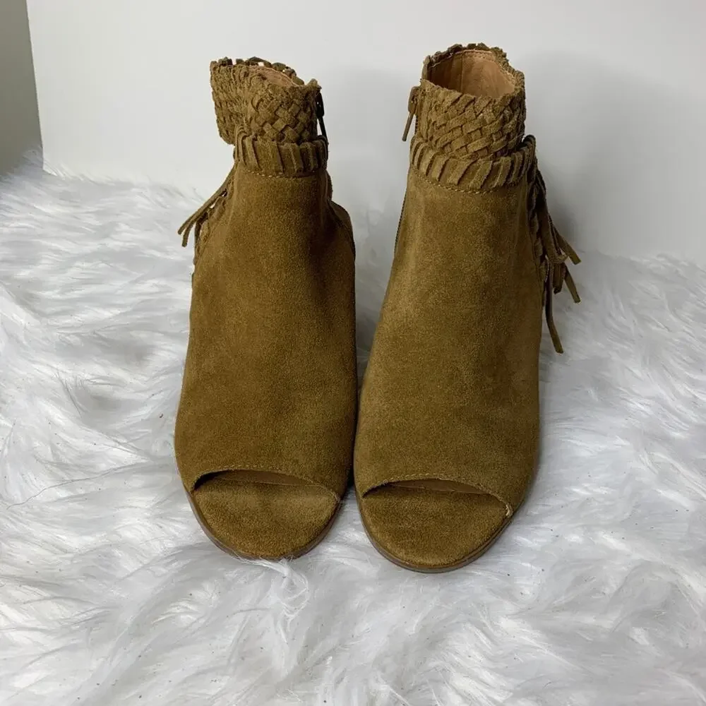Lucky Brand‎ Ointlee Fringe Open Toe Bootie Sandal